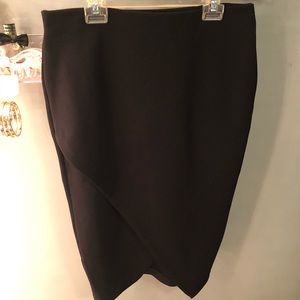 Career Black high waisted H&M pencil skirt tulip …